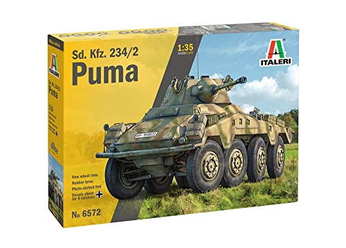 Italeri 6572 Sd.Kfz.234/2 Puma 1:35 Kit de modelo de tanque de plástico