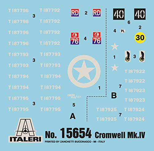 Italeri Modelo de plástico para Montar, Color Gris, it15754 