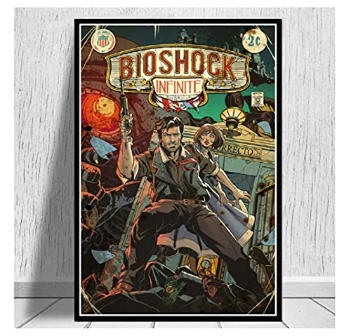 JCYMC Bioshock Rapture Videojuego Retro Puzzles 1000 Piezas para Arte De Pared Juegos Familiares Regalos Adultos Juegos para Niños Juguetes Educativos Uf4Vw