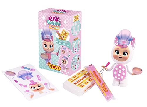 Jovi- Pack 4 Estuches Plastilina Cry Babies Magic TEARS, Color Surtido (CB201)