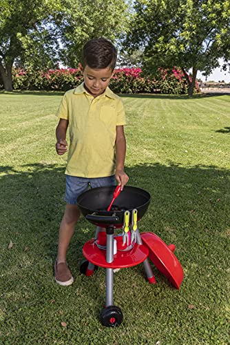 JOYIN 24 Piezas Juguete y Juego de Cocina de Pequeño Cocinero Barbacoa para Niños Juego Interactivo de Cocina con Parrilla, Juego de Cocina para niños, Juego de simulación de Cocina