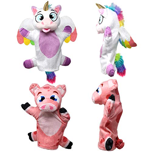 JOYIN 6PCS Títeres de Mano Marionetas de Mano Animal Juguete para Niños Juguetes de Fiesta Cumpleanos