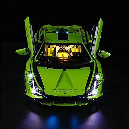 Juego de iluminación led para Lego 42115 Lamborghini Sián FKP 37, Kit de Luces LED Compatible con Lego Lamborghini Sián FKP 37 42115 (Solo Juego de Luces)