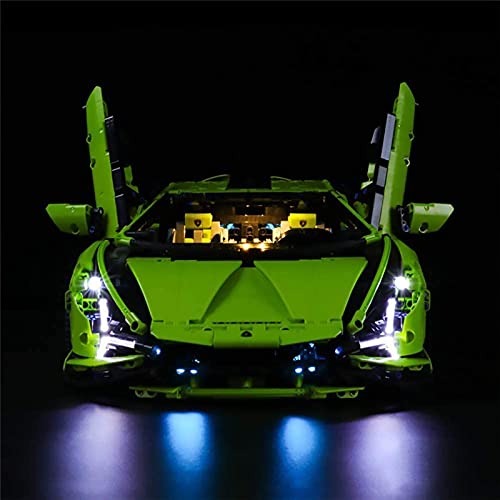 Juego de iluminación led para Lego 42115 Lamborghini Sián FKP 37, Kit de Luces LED Compatible con Lego Lamborghini Sián FKP 37 42115 (Solo Juego de Luces)