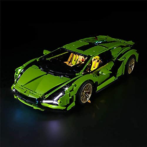 Juego de iluminación led para Lego 42115 Lamborghini Sián FKP 37, Kit de Luces LED Compatible con Lego Lamborghini Sián FKP 37 42115 (Solo Juego de Luces)