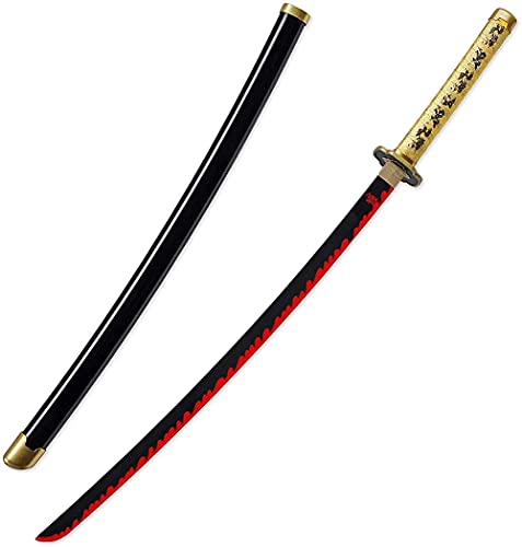 Juego de rol de anime, cosplay, accesorios de anime, juego de anime katana de juguete, amantes del anime, colección de espadas, para Demon Slayer,Tsugikuni Yoriichi