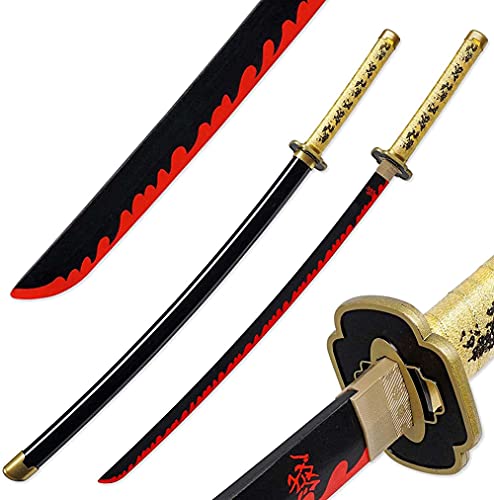 Juego de rol de anime, cosplay, accesorios de anime, juego de anime katana de juguete, amantes del anime, colección de espadas, para Demon Slayer,Tsugikuni Yoriichi