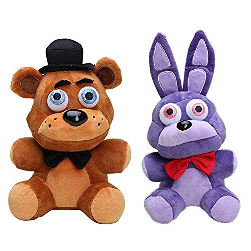 Juegos de peluche FNAF de 7 pulgadas, ubicación de hermana Bonnie Red Foxy Bear Chica lindas muñecas de peluche, regalos para fanáticos de los juegos de cinco noches, Tipo 3, 20 cm