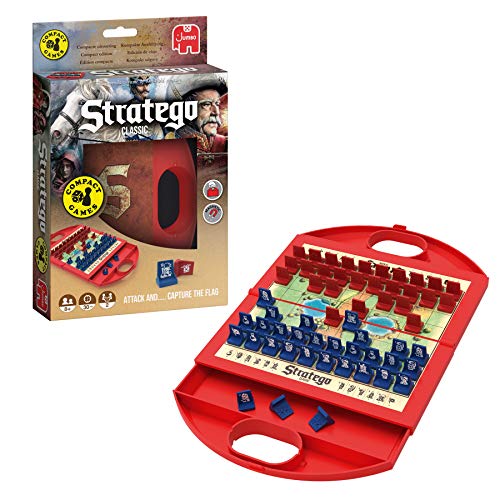 Jumbo - Stratego Compact - Juego de mesa de estrategia para llevar de viaje a partir de 8 años