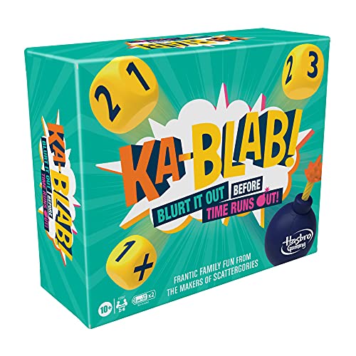 Ka-Blab! Juego para familias, Adolescentes y niños Mayores de 10 años, Juego de Fiesta Familiar para 2-6 Jugadores