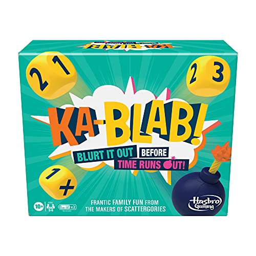 Ka-Blab! Juego para familias, Adolescentes y niños Mayores de 10 años, Juego de Fiesta Familiar para 2-6 Jugadores
