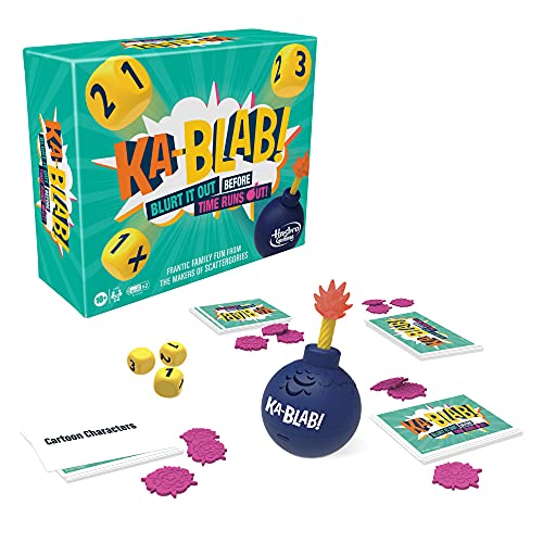 Ka-Blab! Juego para familias, Adolescentes y niños Mayores de 10 años, Juego de Fiesta Familiar para 2-6 Jugadores