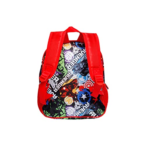 KARACTERMANIA Los Vengadores Superpower-Mochila 3D Pequeña, Rojo