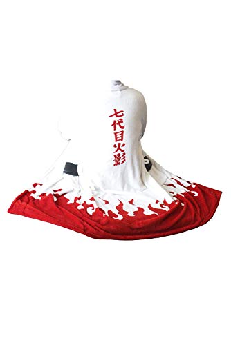 Karnestore Namikaze Minato Akatsuki - Kimono, albornoz de forro polar, para invierno, cuello alto, chal, pijama