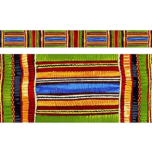 KENTE CLOTH BORDERS STRAIGHT EDGE