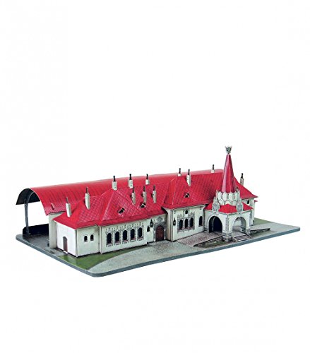 Keranova keranova332 1: 150 Escala Clever Papel histórico Edificios Estacion Imperial Gare 3D Puzzle