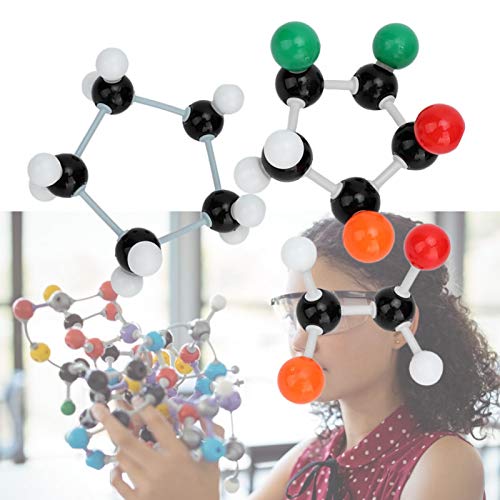 Kit De Modelo De QuíMica OrgáNica Molecular De 240 Piezas, Conjunto De Modelo De Enlace De áTomo, Enlaces Y GuíA De Instrucciones, Para Estudiantes Y Profesores