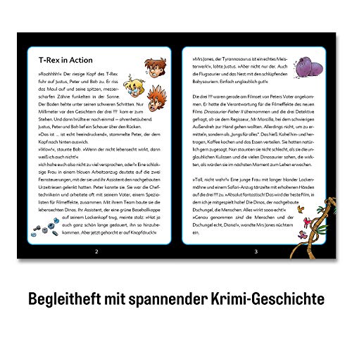 Krimi Puzzle: Die drei ??? Kids 200 Teile - T-Rex in Action (drei Fragezeichen)