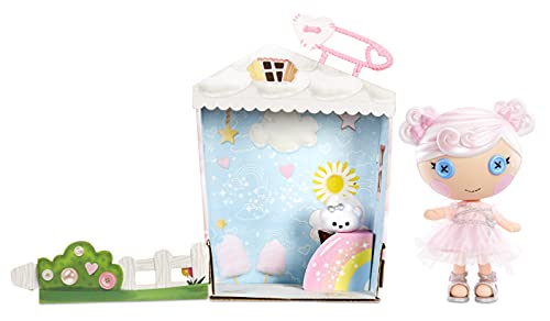 Lalaloopsy Littles Doll Breeze E. Sky con Nube-Muñeca con alas de ángel de 18 cm-Vestido Rosa y Zapatos Removibles-Caja Reutilizable como casa-Edad 3-103 años, Color (577171C3)