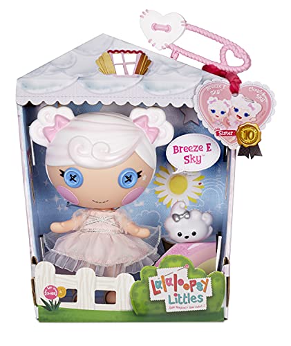 Lalaloopsy Littles Doll Breeze E. Sky con Nube-Muñeca con alas de ángel de 18 cm-Vestido Rosa y Zapatos Removibles-Caja Reutilizable como casa-Edad 3-103 años, Color (577171C3)