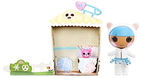 Lalaloopsy Littles Doll Bundles Snuggle Stuff con Osito-Muñeca de Invierno de 18cm con Vestido Azul y Zapatos Removibles-Caja Reutilizable como casa-Edad 3-103 años, Color (577195C3)