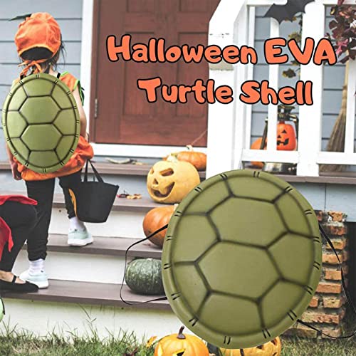 Lamptti Cosplay Disfraz de Concha de Tortuga, Novedad para niños, Mochila con Concha de Tortuga, Accesorios para el Escenario, Accesorios para Disfraces de Navidad y Halloween