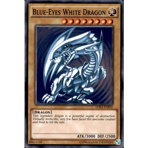 LDK2-ENK01 Unlimited Ed Blue-Eyes White Dragon (Arte Alternativo 1) Cartas Legendarias 2 Yu-Gi-Oh Tarjeta única