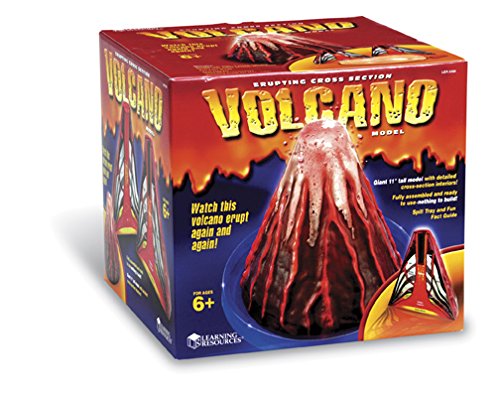 Learning Resources- Modelo de volcán Que entra en erupción, Color (LER2430)