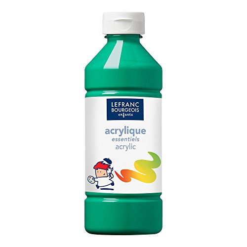 Lefranc Bourgeois- Pintura Acrílica Líquida, Color Verde Claro, 500 ml (Colart 188533)