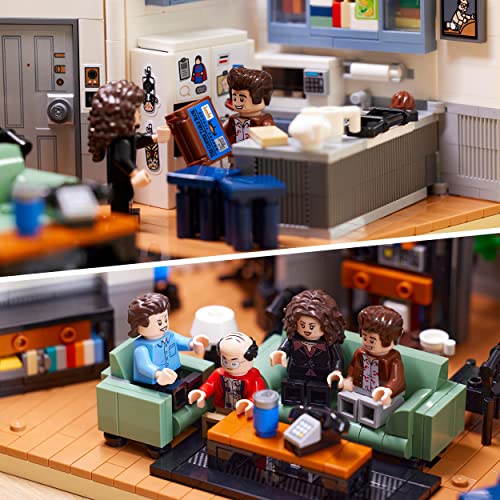 LEGO 21328 Ideas Seinfeld, Set de Construcción de Apartamento para Adultos, Idea de Regalo con Mini Figura De Jerry