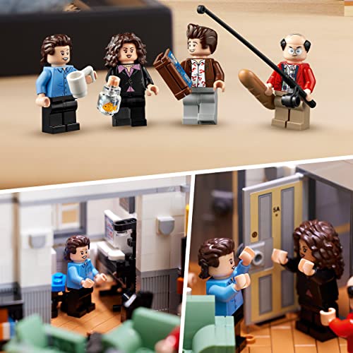 LEGO 21328 Ideas Seinfeld, Set de Construcción de Apartamento para Adultos, Idea de Regalo con Mini Figura De Jerry