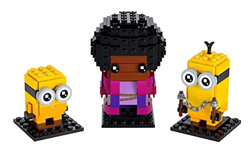 LEGO 40421 Minions Brickheadz Belle Bottom, Kevin und Bob