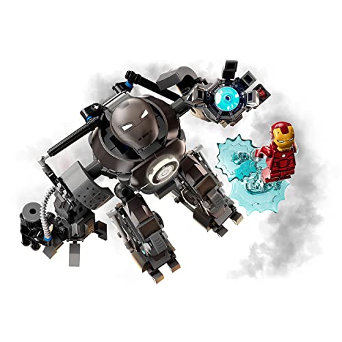 LEGO 76190 Marvel Iron Man: Caos de Iron Monger, Juguete de Construcción + 76186 Marvel Vengadores Dragon Flyer de Black Panther, Juguete de Construcción de Avión del Avengers con Superhéroes