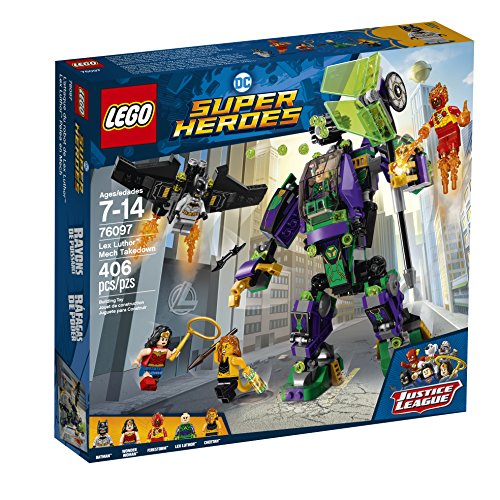 LEGO DC Super Heroes Lex Luthor Mech Takedown 76097 Building Kit (406 Piece)