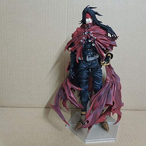 lilongjiao Final Fantasy: Dirge of Cerberus Vincent Valentine Juego Artes Kai equipados con Armas y reemplazable Manos Figura de PVC de Alta - 10,62 Pulgadas