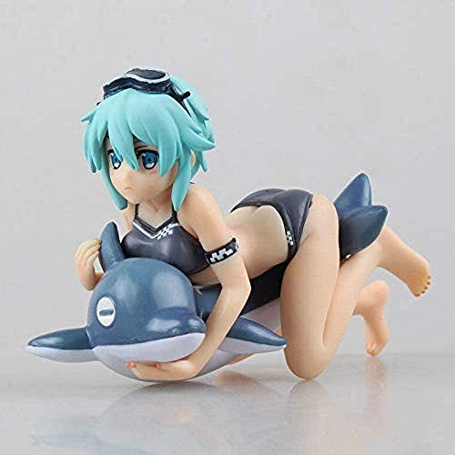 LJXGZY Juegos de Modelos de Anime Anime Modelo Sword Art Online Sinon Figura Asada Traje de baño Anime Figura colección decoración Modelo Regalo de cumpleaños Estatua