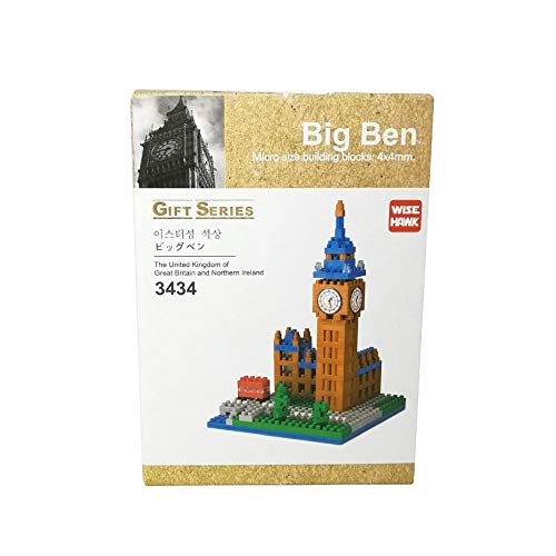 Ludokubo Wise Hawk Micro Blocks Big Ben Gift Series - 448 Piezas