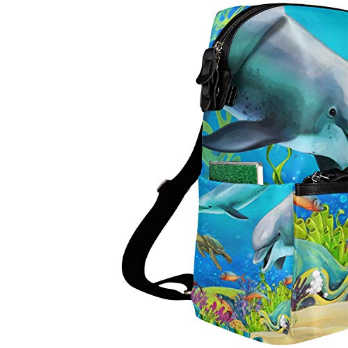 LUNLUMO Mochila escolar The Coral Reef Mochila de viaje para adultos o niños