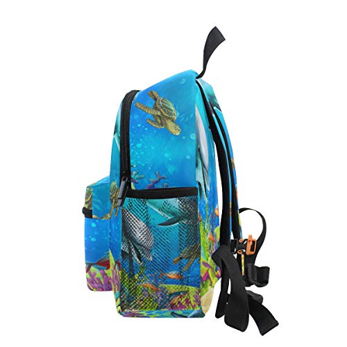 LUNLUMO The Coral Reef Kids Pre-School Mochila para jardín de infantes