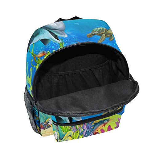 LUNLUMO The Coral Reef Kids Pre-School Mochila para jardín de infantes