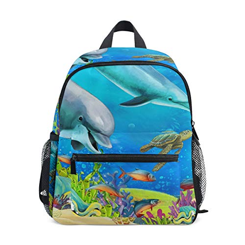 LUNLUMO The Coral Reef Kids Pre-School Mochila para jardín de infantes