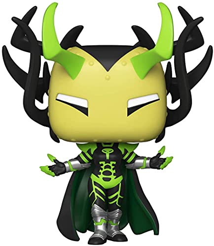 Madame Hel Pop #862 Marvel Infinity Warps: figura de vinilo (incluye funda protectora Ecotek Pop Box)