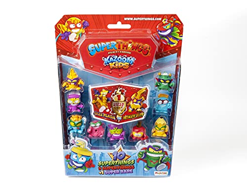 Magic Box Super Things - Blister con 9 Superthings + 1 Superthings Dorado, PST8B416IN00