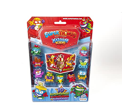 Magic Box Super Things - Blister con 9 Superthings + 1 Superthings Dorado, PST8B416IN00