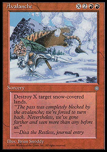 Magic The Gathering Avalanche Valanga - Ice Age