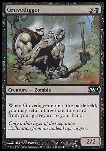 Magic The Gathering - Gravedigger - Excavatombe - Magic 2011 - Foil