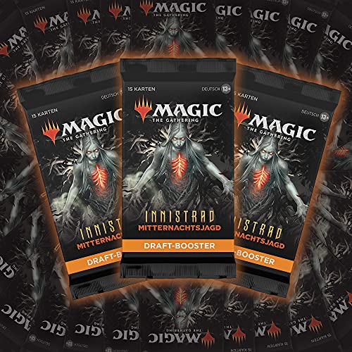 Magic the Gathering Innistrad: Midnight Jagd Draft Display 36 Booster (versión Alemana) (Wizards of The Coast C89621000)