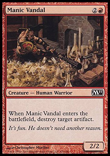 Magic The Gathering - Manic Vandal - Vandalo Maniaco - Magic 2011 - Foil