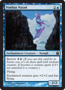 Magic The Gathering - Nimbus Naiad - Naiade de los Nembi - Theros - Foil