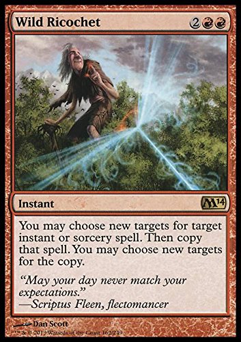 Magic The Gathering - Wild Ricochet - Rebote salvaje - Magic 2014 Core Set - Foil